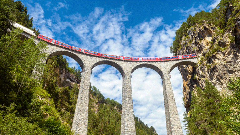 Suiza Alpina en Tren